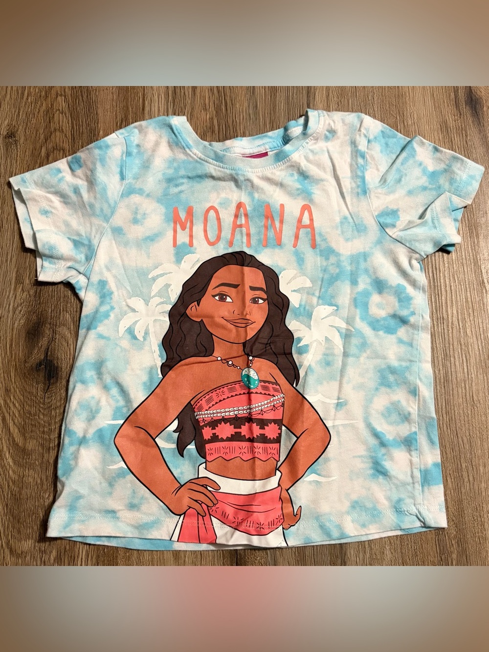 Disney Princess - Moana Tie-Dye Graphic Tee - Size 7/8